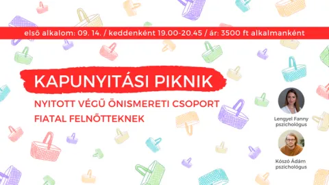 ÖNISMERETI CSOPORT FIATAL FELNŐTTEKNEK