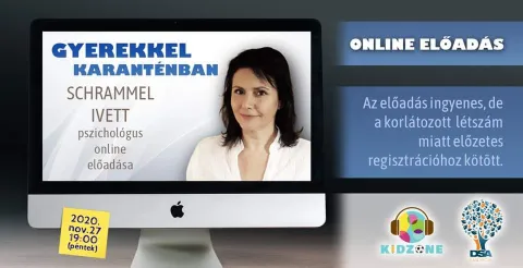 Gyerekkel karanténban - ingyenes online előadás