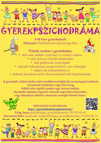 Gyermekpszichodráma csoportok Érden