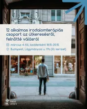Irodalomterápiás csoport a felnőtté válásról, útkeresésről egzisztenciális szemléletben.