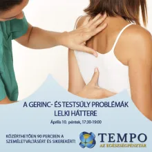 A gerinc- és testsúly problémák lelki háttere