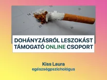 Dohányzásról leszokást támogató csoportos tanácsadás - Online
