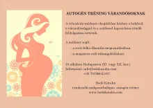 Autogén tréning várandósoknak